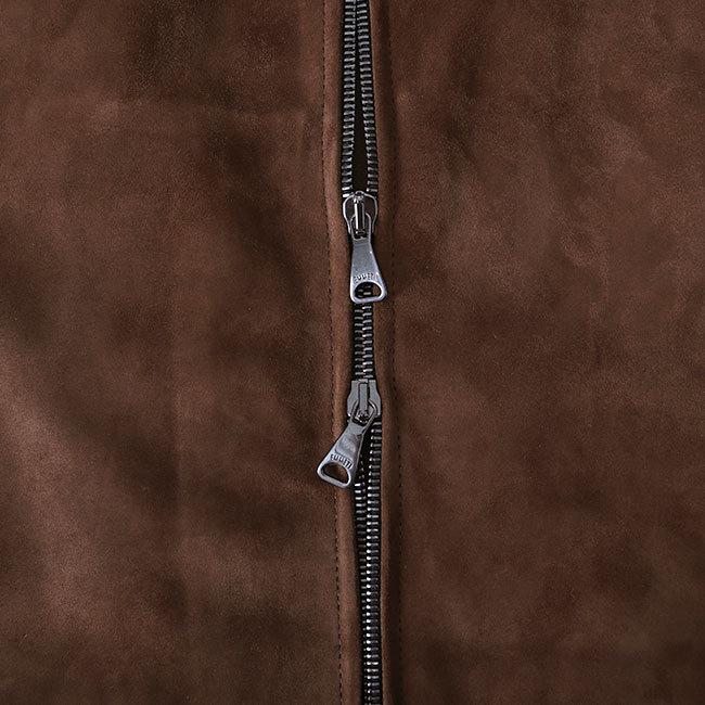 EMMETI エンメティ BILL ZIP スエードレザー ジップパーカー メンズ