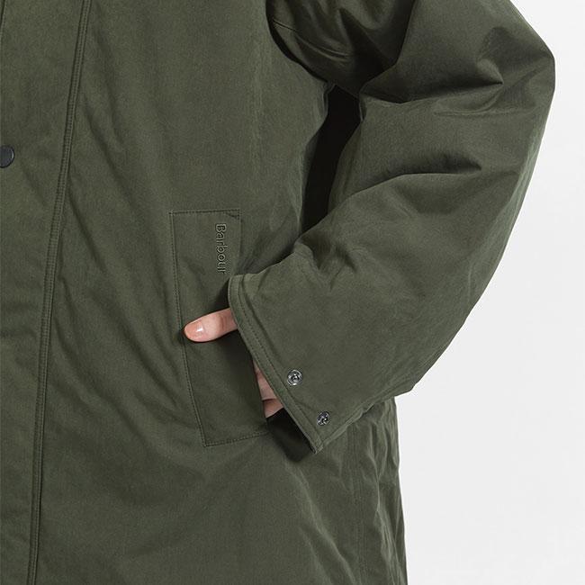 Barbour バブアー EXMOOR エクスモア 中綿入り ミドルコート 252MCA1066 バーレー メンズ レディースの画像
