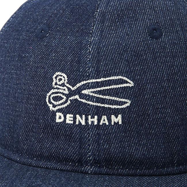 [SALE] DENHAM デンハム 15TH シザーロゴ 6パネル デニムキャップ 帽子 メンズ レディース ギフト プレゼント｜golden-state｜04