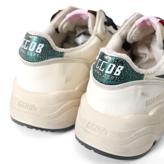 Golden Goose ゴールデングース RUNNING SOLE ランニングソール レザースニーカー GMF00491.F004189.15433 白 シューズ メンズの画像