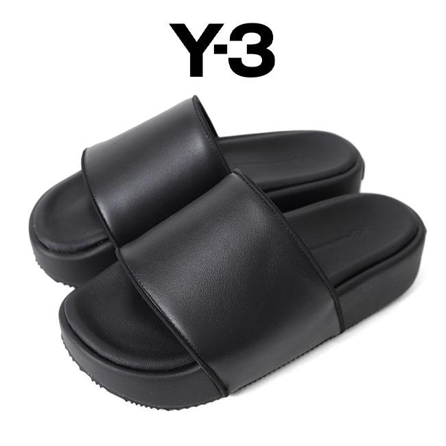 SALE] Y-3 ワイスリー プラットフォーム 厚底 レザー スライド