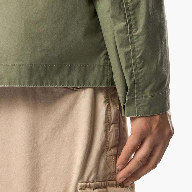 STONE ISLAND ストーンアイランド ワックスコーティング コーチジャケット 4100054 オリーブ ミリタリージャケット メンズの画像