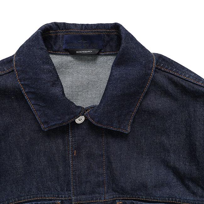 Stone Island Denim Research ストーンアイランド デニムリサーチ デニムジャケット 4100006 インディゴ コーチジャケット Gジャン メンズの画像