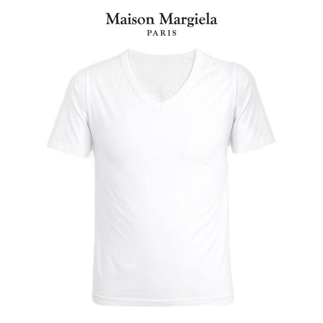 Maison Margiela メゾンマルジェラ AIDS Charity メッセージ VネックT 