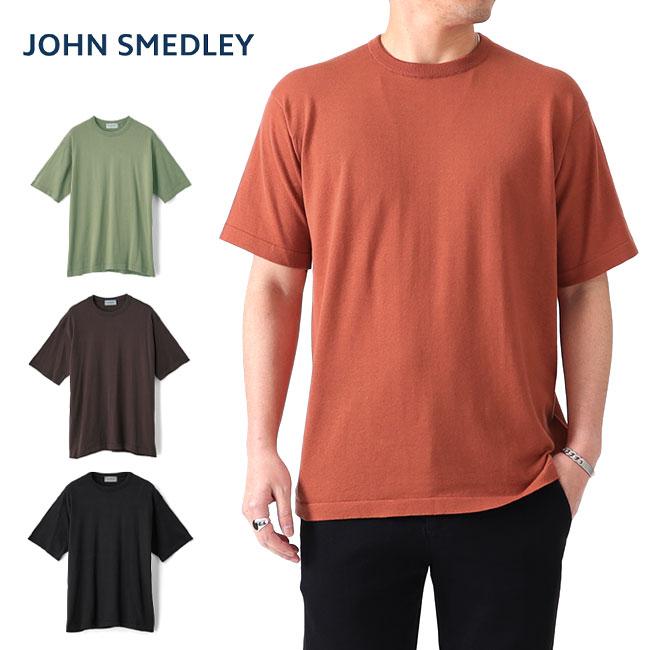 【お気に入り】 JOHN メンズ 半袖Tシャツ S4431 ニットTシャツ クルーネック 30G 日本別注 ジョンスメドレー SMEDLEY 半袖