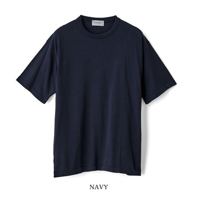 JOHN SMEDLEY（ジョンスメドレー） 日本別注 30G クルーネック ニットT