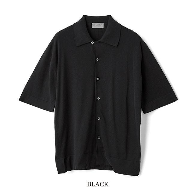 【新品未使用タグ付】ジョンスメドレー オープンカラーシャツ 半袖 ニット 現行 楽天市場】JOHN SMEDLEY ジョンスメドレー 日本別注 オープン