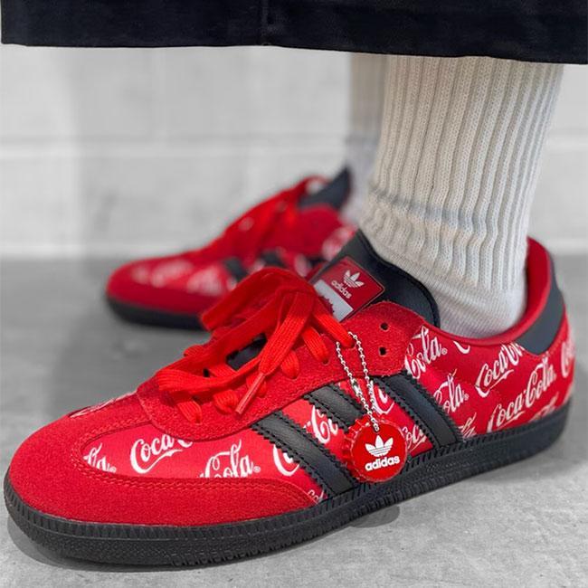 adidas コカコーラ　限定品シューズ　スニーカー【23.5センチ】 adidas originals × COCA COLA アディダスオリジナルス コカコーラ