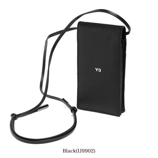 Y-3 スマホケース ショルダー PHONE CASE TIME SALE] Y-3 ワイスリー ミニロゴ ショルダーポーチ カード