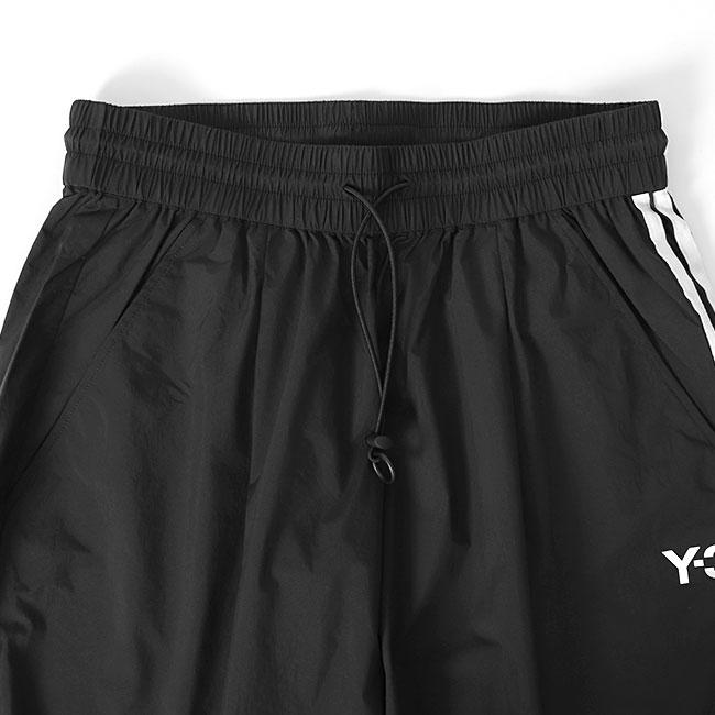 Y-3 ワイスリー 3ライン ナイロン ギャザー ワイドパンツ IP5589