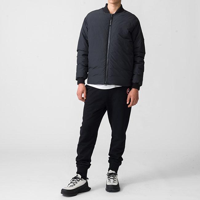 【極美品/現行】カナダグース　ナイロン　ボンバージャケット ブラックレーベル　L CANADA GOOSE BLACK LABEL カナダグース ブラックレーベル Poter