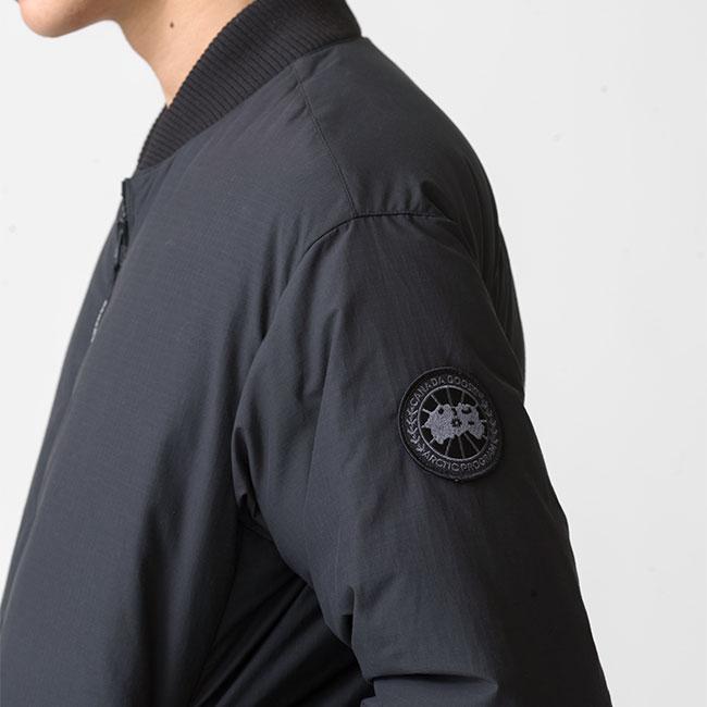 【極美品/現行】カナダグース　ナイロン　ボンバージャケット ブラックレーベル　L CANADA GOOSE BLACK LABEL カナダグース ブラックレーベル Poter