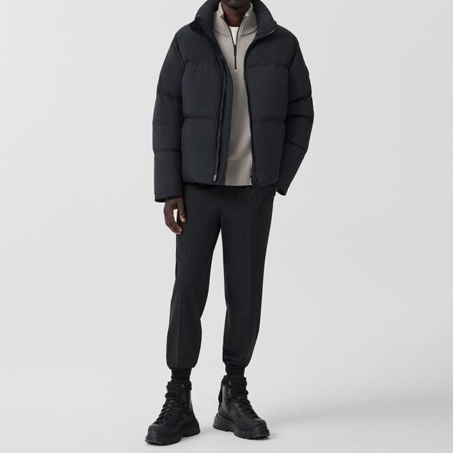CANADA GOOSE BLACK LABEL カナダグース ブラックレーベル Lawrence Puffer Jacket スタンドカラー ダウンジャケット 2802MB メンズの画像