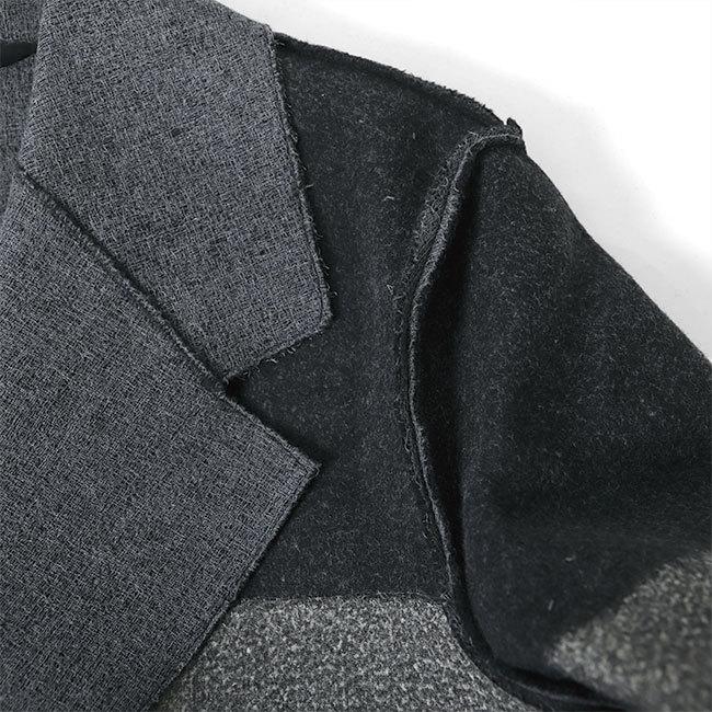 [SALE] RAINMAKER レインメーカー ビッグチェック ダブルブレステッド メルトンコート RM192-028 メンズの画像