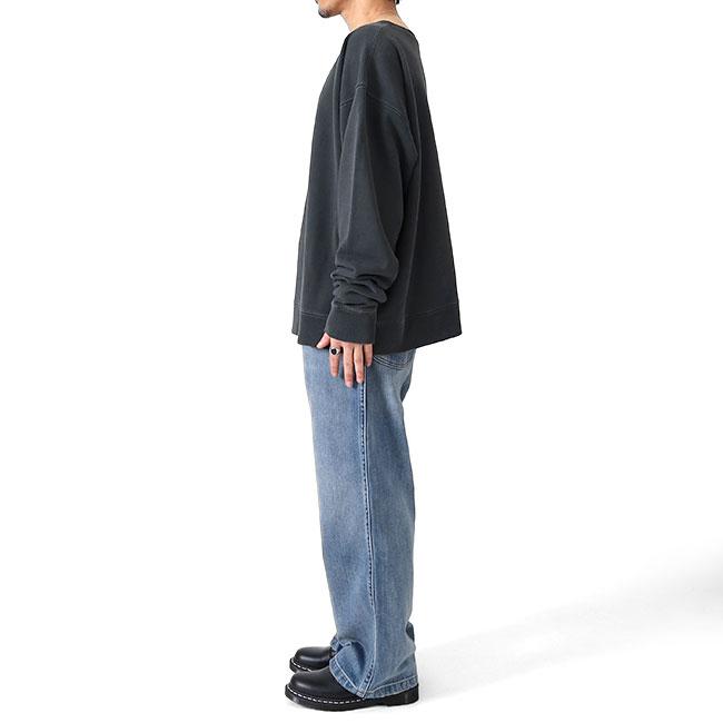 [TIME SALE] Maison Margiela メゾンマルジェラ スタンプロゴ オーバーサイズ スウェット S50GU0235 M25019 黒 トレーナー メンズの画像