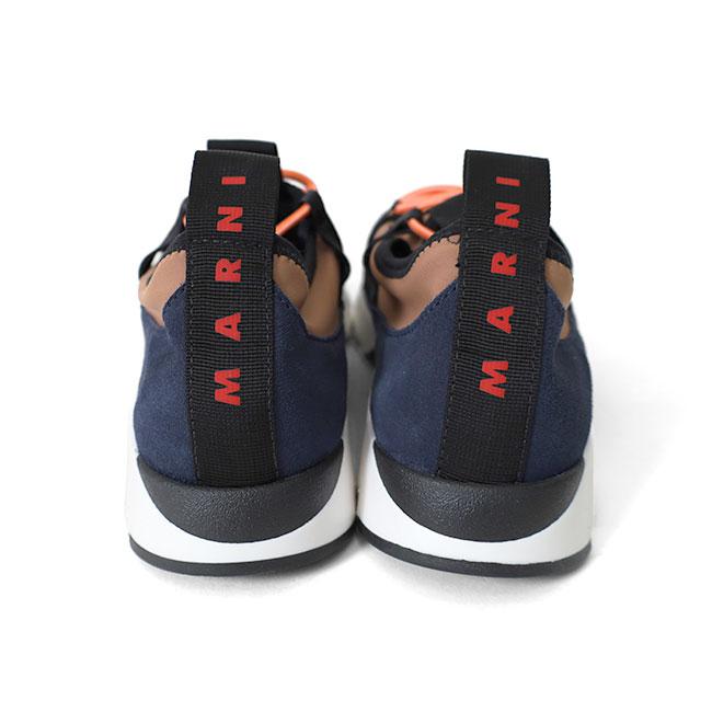 MARNI マルニ レースアップ ランニングスニーカー SNZU019302 P7616 シューズ メンズの画像