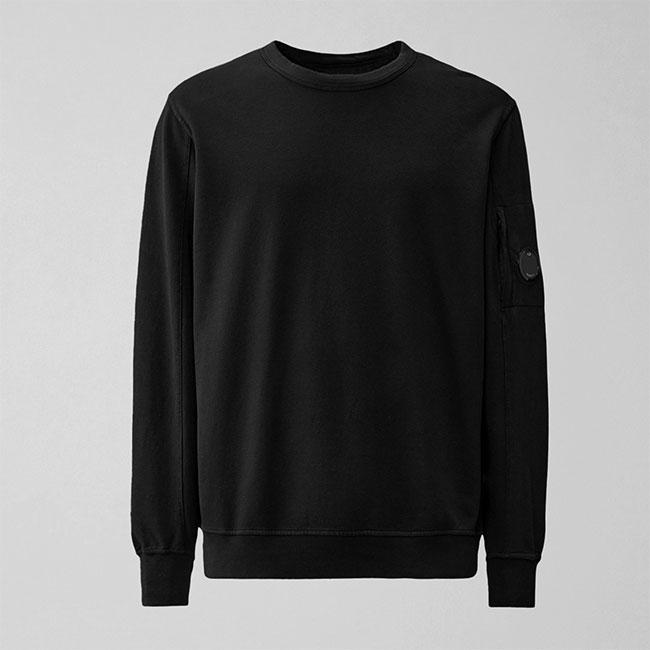 4*型様 【お値引き】C.P. COMPANY ブラック スウェット　Sサイズ C.P. Company シーピーカンパニー ガーメントダイ ライトフリース