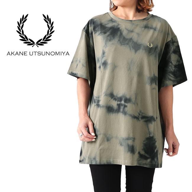[TIME SALE] Fred Perry × AKANE UTSUNOMIYA フレッドペリー アカネウツノミヤ タイダイ Tシャツ SG8032 半袖Tシャツ レディース