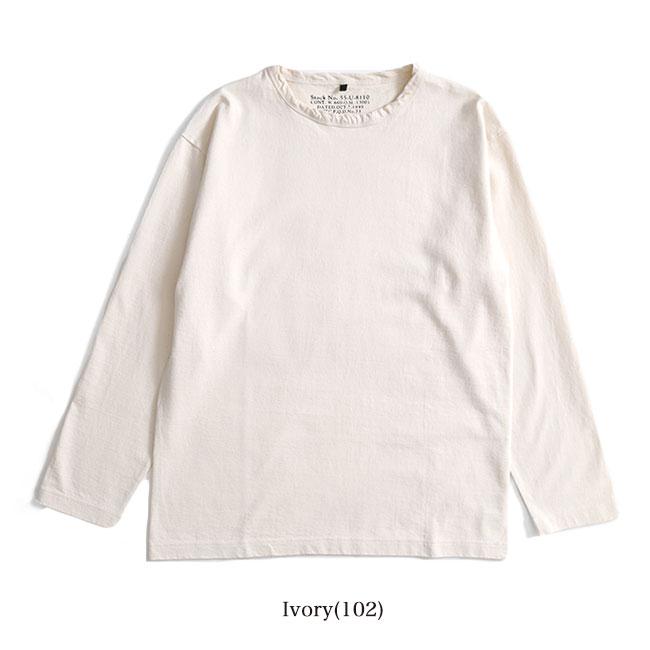 Nigel Cabourn 長袖シャツ サイズ48 アイボリー Nigel Cabourn ナイジェルケーボン 9.5oz 40s USMC ロンT 80500020030