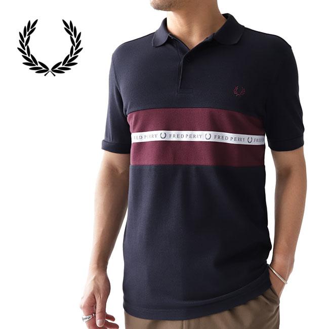 FRED PERRY（フレッドペリー） 鹿の子 切り返しポロシャツ M5566