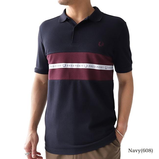 FRED PERRY（フレッドペリー） 鹿の子 切り返しポロシャツ M5566