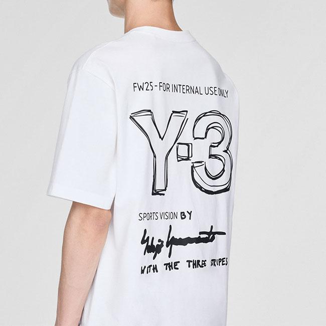 【希少デザイン】Y-3 ワイスリー ビックロゴ バックロゴ Tシャツ XLサイズ 楽天市場】Y-3 Tシャツ ワイスリー 半袖Tシャツ メンズ