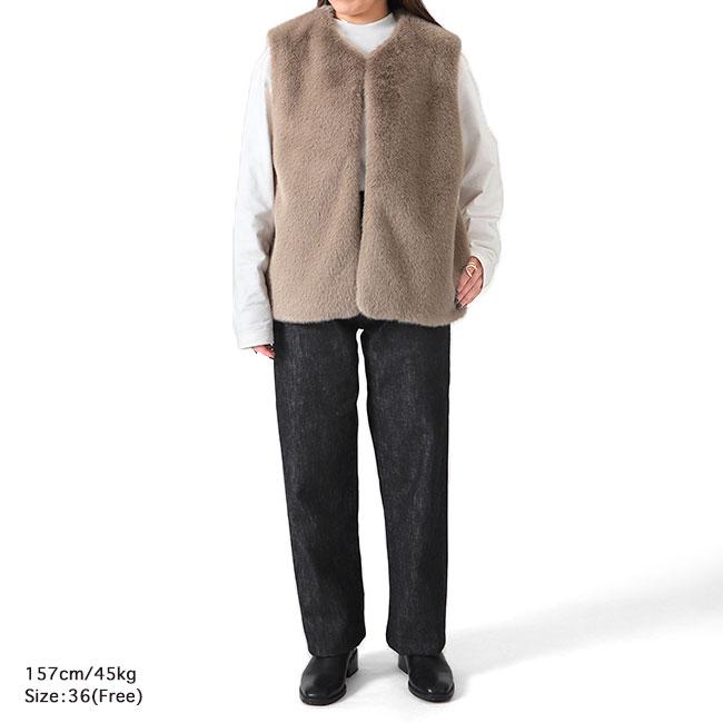 TIME SALE] LE GLAZIK ルグラジック ファーベスト LG-A0454 FEP ジレ