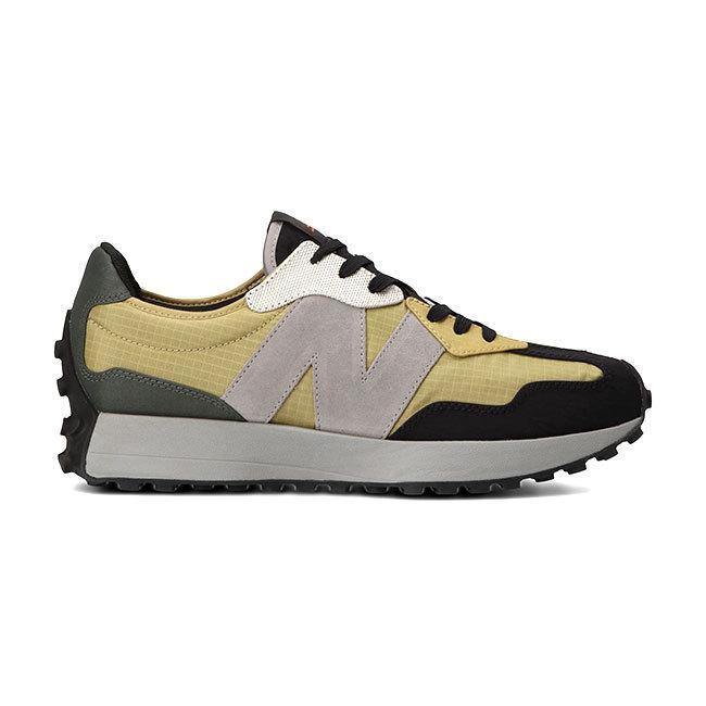 【新品未使用】　ニューバランス MS327PB 27cm KHAKI New Balance ニューバランス MS327PB パッチワーク ランニングシューズ