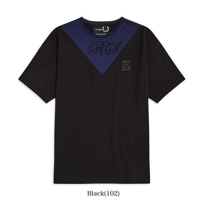 ⭐︎美品⭐︎ FRED PERRY×RAF SIMONS Tシャツ Lサイズ RAF SIMONS x FRED PERRY ラフ・シモンズ フレッドペリー コラボ