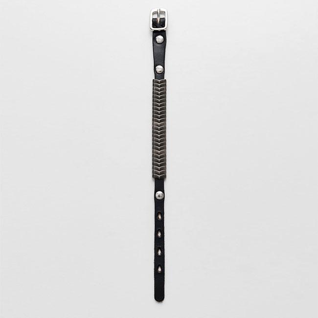 Our Legacy アワーレガシー SPINE BRACELET クロムエクセル レザー