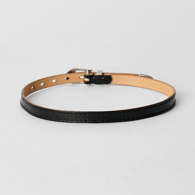 OUR LEGACY スタッズ付きレザーチョーカー OUR LEGACY 「2CM CHOKER LOVE AND TEARS」 – SISTER