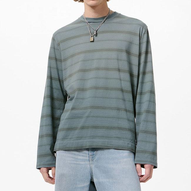 Our Legacy アワーレガシー BOX LONGSLEEVE オーバーダイ ボーダー