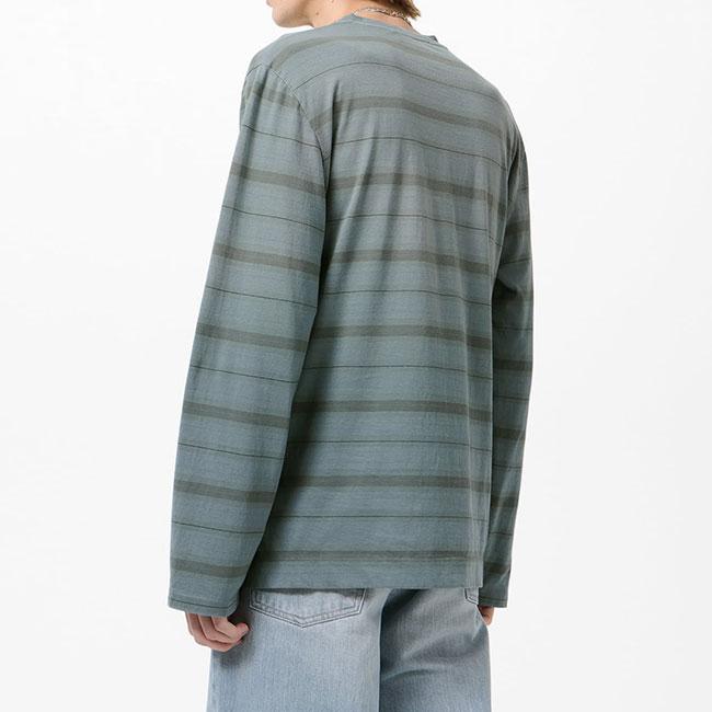 【売り切り価格】 OUR LEGACYチェックシャツ ロンT トップス 長袖 Our Legacy アワーレガシー BOX LONGSLEEVE オーバーダイ ボーダー