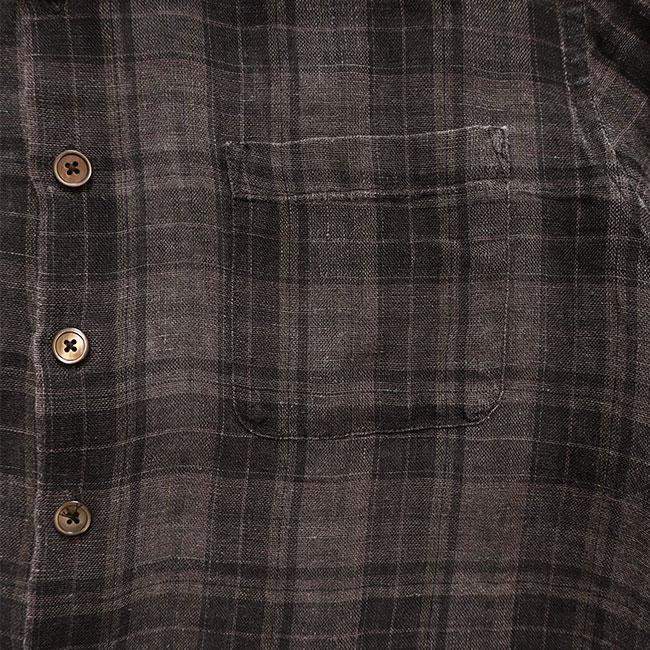 Our Legacy アワーレガシー ABOVE SHIRT アバブシャツ オーバーサイズ リネンシャツ M2262AP チェックシャツ メンズの画像