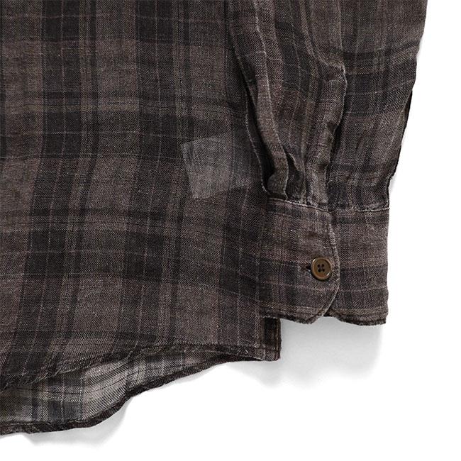 Our Legacy アワーレガシー ABOVE SHIRT アバブシャツ オーバーサイズ リネンシャツ M2262AP チェックシャツ メンズの画像