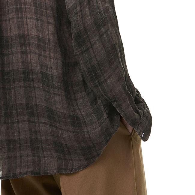 Our Legacy アワーレガシー ABOVE SHIRT アバブシャツ オーバーサイズ リネンシャツ M2262AP チェックシャツ メンズの画像