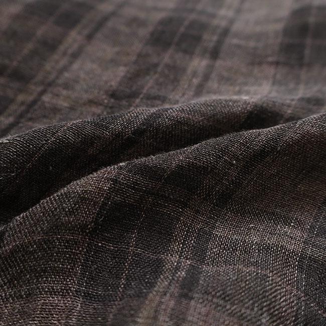 Our Legacy アワーレガシー ABOVE SHIRT アバブシャツ オーバーサイズ リネンシャツ M2262AP チェックシャツ メンズの画像