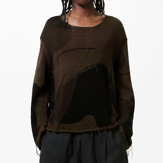Our Legacy アワーレガシー RIGID POPOVER カモフラ コットンニット