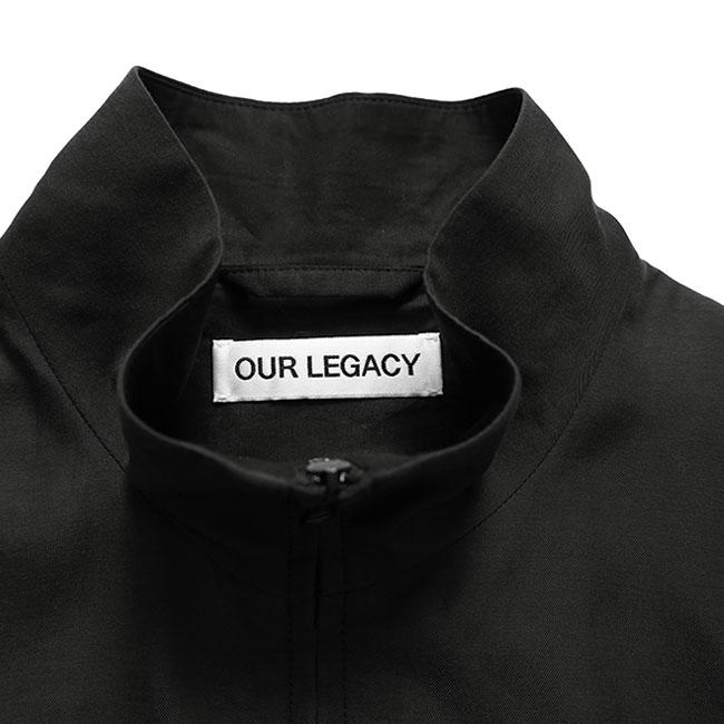 Our Legacy アワーレガシー CASINO JACKET カジノジャケット M2261CSB スタンドカラー 黒 ブラック メンズの画像