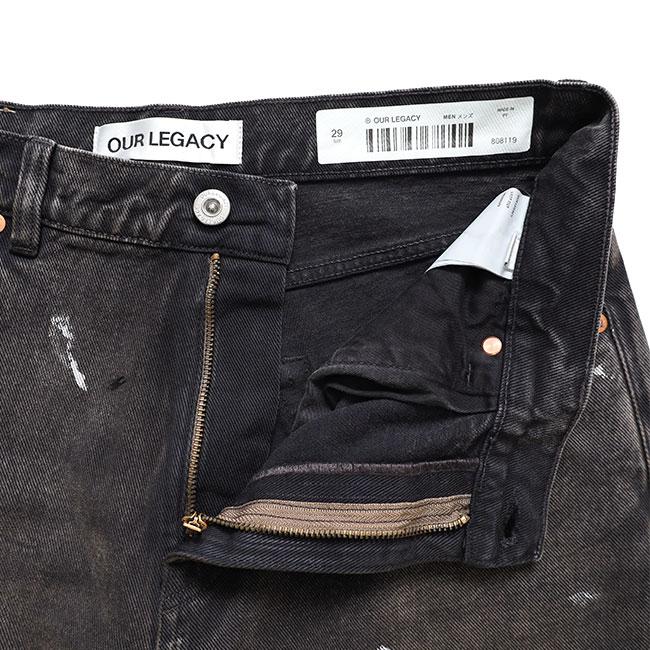 Our Legacy アワーレガシー VAST CUT バストカット ウォッシュ加工 ワイドジーンズ M2265VN ジーパン メンズの画像