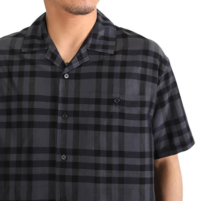 08sircus（ゼロエイトサーカス）　半袖シャツ 08sircus (ゼロエイトサーカス) Compact lawn garment dyed over