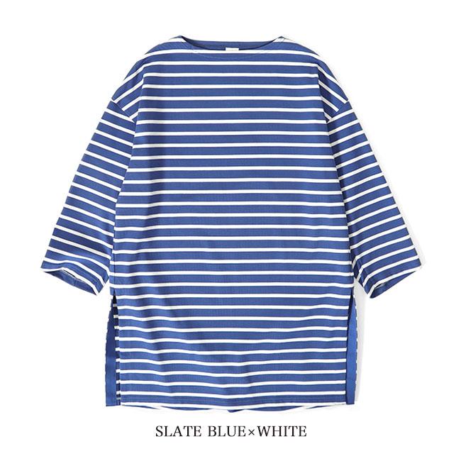 TIME SALE] ORCIVAL オーシバル ボートネック ワイドチュニック