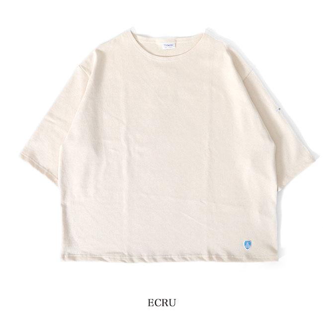 ORCIVAL オーシバル コットンロード 五分袖 ドロップショルダー T