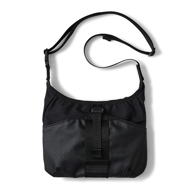 White Mountaineering×BRIEFING ショルダーバッグ BLK White Mountaineering × BRIEFING ホワイトマウンテニア