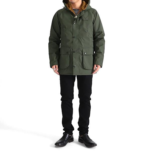 Barbour バブアー ファーライナー付き フーデッド ビデイル