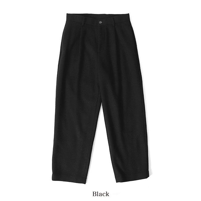 ATON エイトン カシミヤ ワイド テーパードパンツ PRAGNW0402 カシミア 