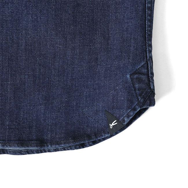DENHAM デンハム AXEL SHIRT IC シザーロゴ アクセル ストレッチ