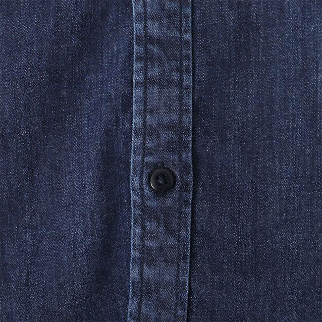 DENHAM デンハム AXEL SHIRT IC シザーロゴ アクセル ストレッチ