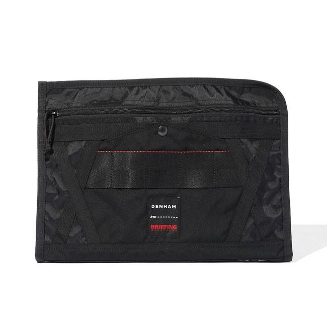 DENHAM × BRIEFING デンハム ブリーフィング ファイルトップ クラッチ 