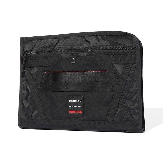 美品⭐︎DENHAM BRIEFING PCケース　クラッチバック DENHAM（デンハム） × BRIEFING ブリーフィング ファイルトップ